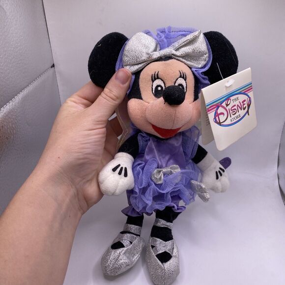 Walt Disney The Disney Store Bean Bag Minnie Mouse Sugar Plum Fairy Theme Parks - Picture 4 of 8